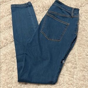 Free People Blue Skinny Jeans Classic Fit